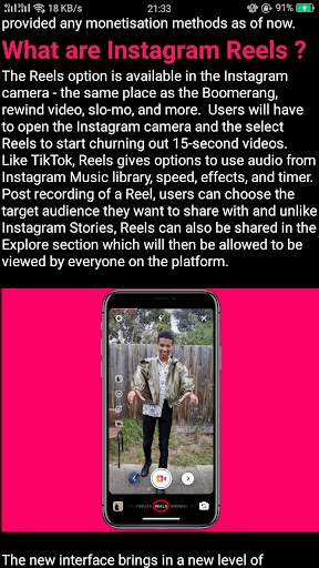 Guide for ‌Instagram Reels screenshot 4