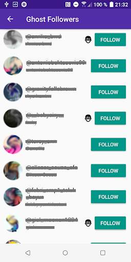 Unfollowers & Ghost Followers screenshot 5
