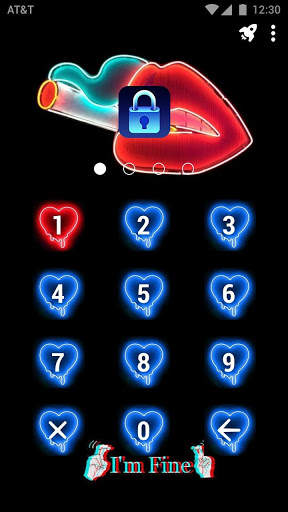 Lips - App Lock Master Theme screenshot 2