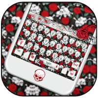 RED ROSE SKULL Live Wallpaper Theme logo