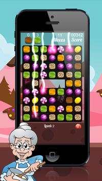 Happy Granny : Candy Match 3 Puzzle скриншот 7