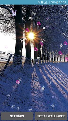 Winter Snow Live Wallpaper screenshot 7