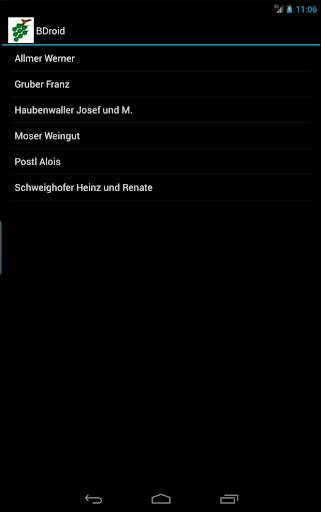 Buschenschank-Droid screenshot 3