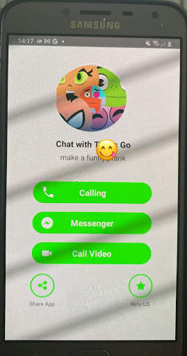 Teen prank Titans Go fake call video and Chat screenshot 1