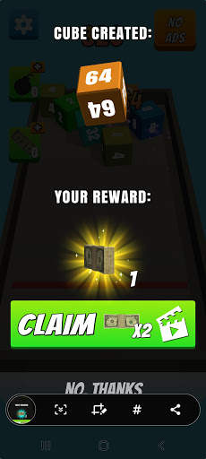 Merge Block: 2048 - 3D Merge Cube Game screenshot 2