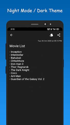 Notes app - Color Note, Dark Theme, Notepad, List 8 تصوير الشاشة
