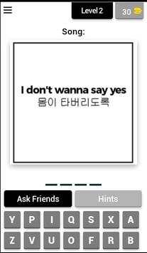 BTS Song Quiz screenshot 3