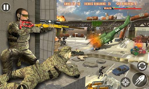 Helicopter Strike 3D - Air Gunship Battle Games screenshot 3