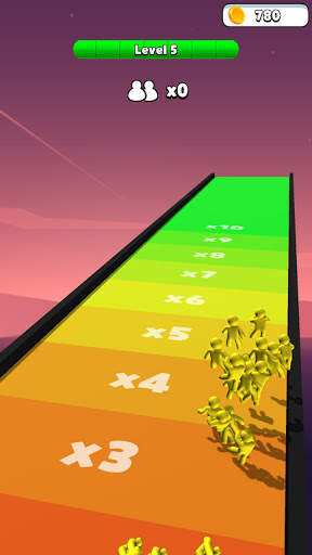 Stacky Dash 3D: Crown Clash Run & Color Tower скриншот 5