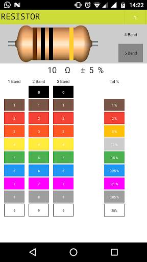 Resistor App screenshot 1