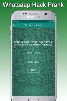 Hack for WhatsAap Messenger Prank screenshot 2