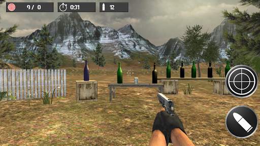 Bottle Shoot Training Game 3D screenshot 1