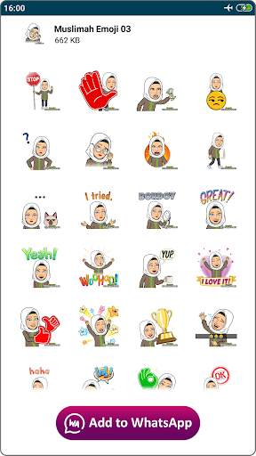 Islamic Stickers for WA WAStickerApps screenshot 12