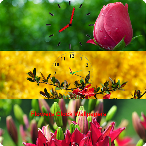 Flowers Clock Wallpapers icon
