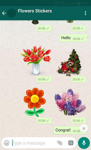 Flower WAStickerApps screenshot 3