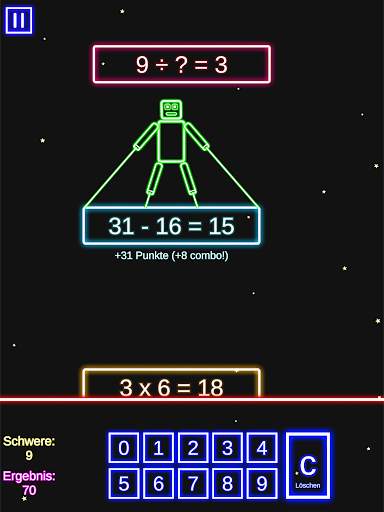 Laser Mathematik: Summieren und Subtrahieren! screenshot 7