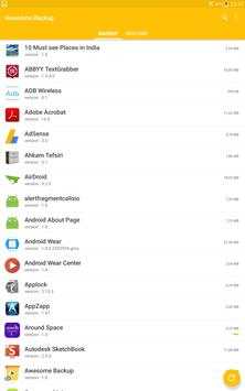 Awesome Backup:Apk Yedekleme screenshot 6