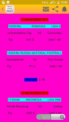 FREE 2+ ODDS DAILY screenshot 3