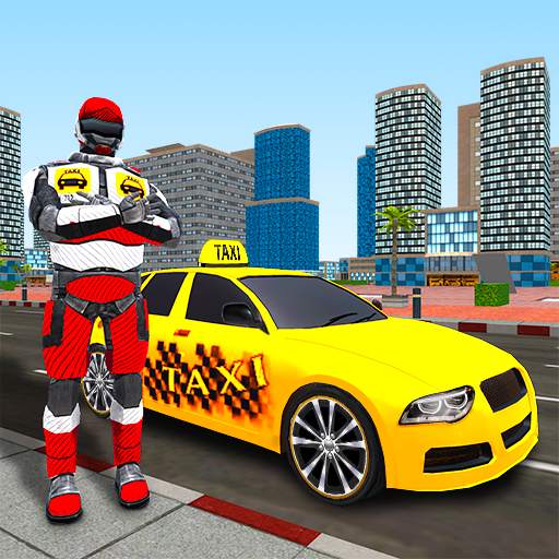 Robot Taxi Driver: New Taxi Driving Games 2020 1