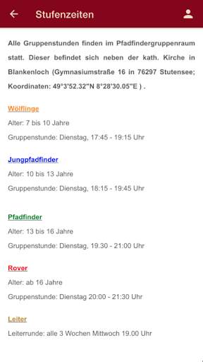 DPSG Stamm Pater Kolbe screenshot 6