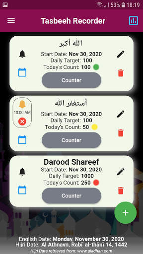 Tasbeeh Counter: Zikr Counter and Tasbeeh App Free screenshot 2