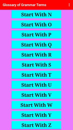 English Grammar Terms screenshot 1