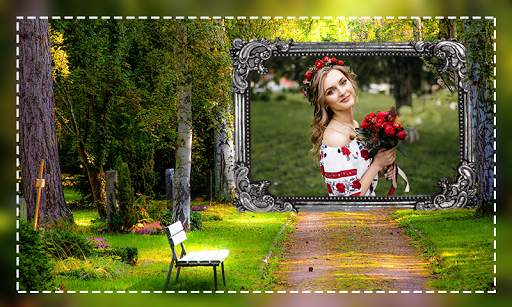 Garden Photo Frames 3 تصوير الشاشة