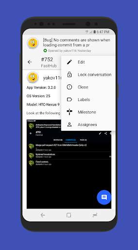 FastHub for GitHub स्क्रीनशॉट 7