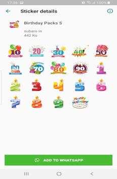 Happy Birthday Stickers for WhatsApp screenshot 5