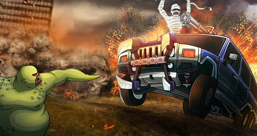 Monster Car Hill Racer screenshot 11