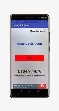 Battery Full Alarm screenshot 1