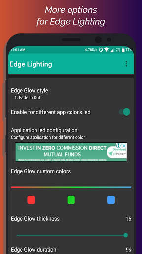 Edge Lighting for non-Edge phone 2 تصوير الشاشة