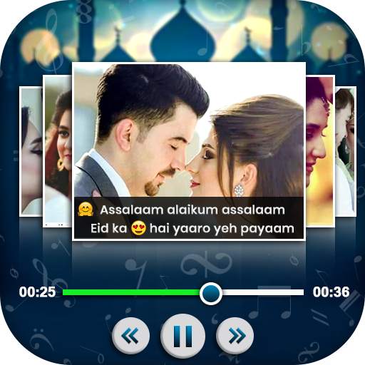 Eid Lyrical video status maker with song 1.0