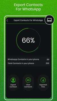Export Contacts For WhatsApp screenshot 1