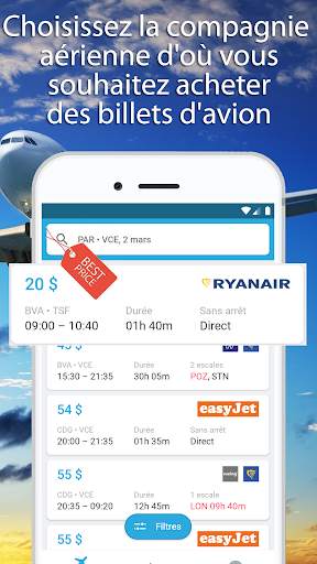 Billets d'avion pas chers screenshot 3