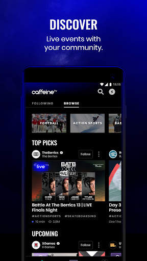 Caffeine: Live Streaming screenshot 2