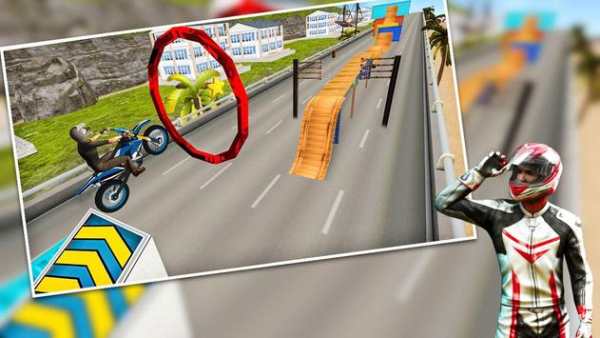 Extreme Tricky Trail Bike Stunt Race 3D Adventure screenshot 4