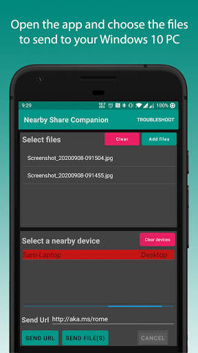 Nearby Share Companion For Win screenshot 1