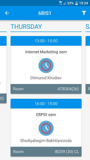 WIUT Intranet screenshot 6