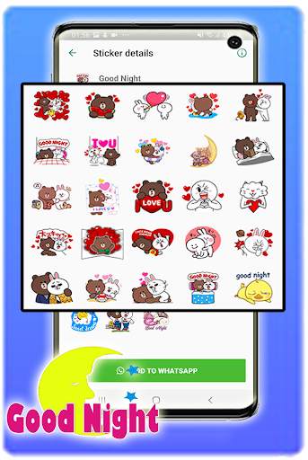 Good Morning-Good Night Stickers For WhatsApp screenshot 6