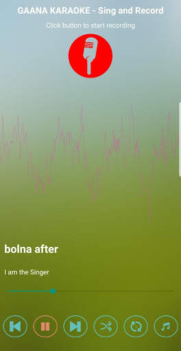 Magnetic Music Player - Gaana Karaoke screenshot 5