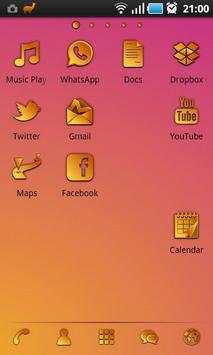 Sunrise GO Launcher Ex Theme 3 تصوير الشاشة