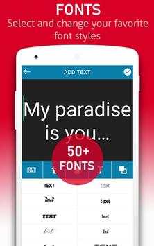 Text on photo - Text Photo Editor screenshot 6