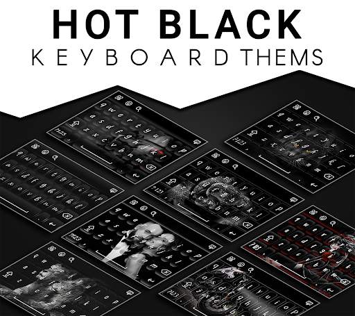 Black Style Keyboard screenshot 2