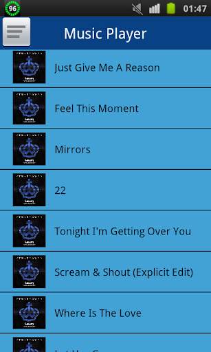 Music Player Lite screenshot 1