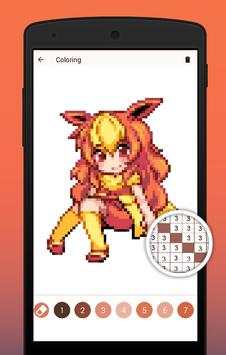 Monster Girl Color By Number art maker screenshot 3