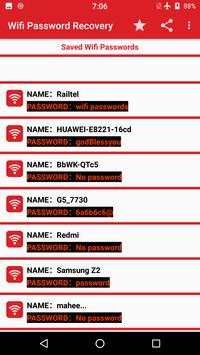 Wifi Password Recovery screenshot 1
