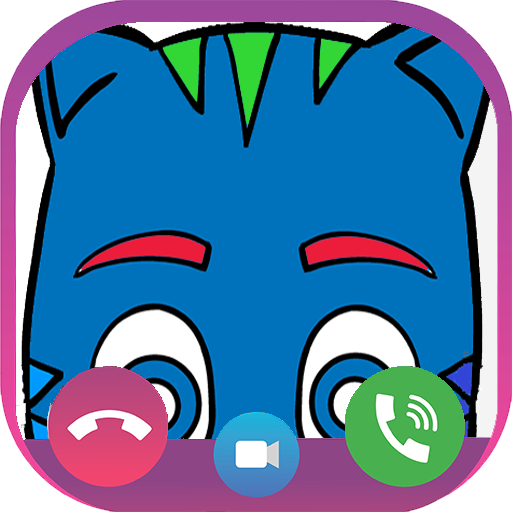 Fake Call Masks - Call P J Heroes Simulator icon