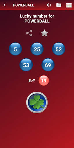 Lucky Numbers Generator for Lotteries screenshot 2