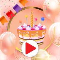 Birthday Video App With Music icon